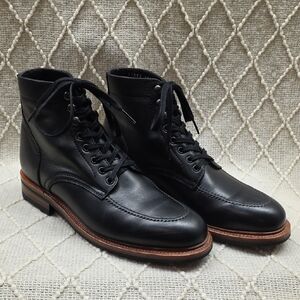 Parkhurst Boots - The Niagara - Black Veg Tan (Last 602M) - Men's Size 8.5